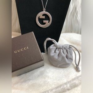 Gucci GG Sterling Silver Pendant Rare.
Circa 1960's